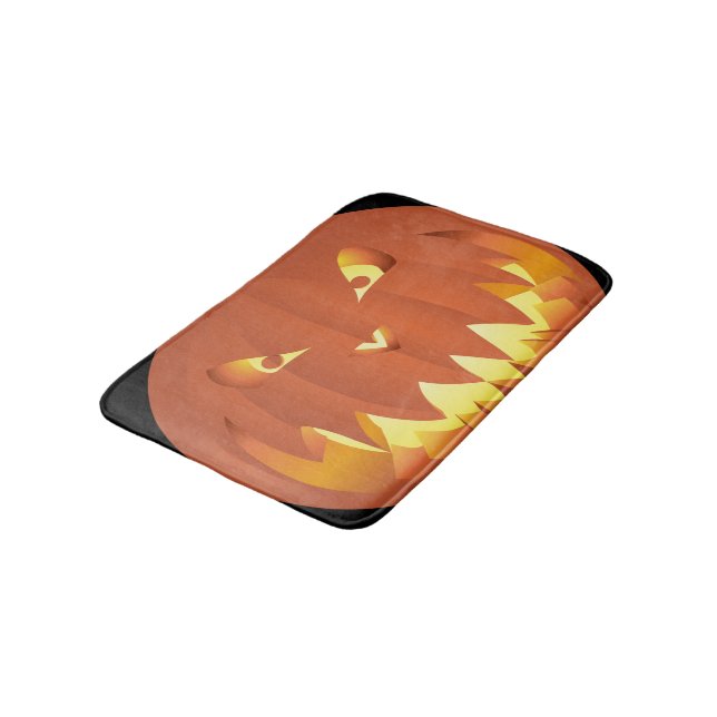 Tapis De Bain Citrouille pour Halloween... (Angle)