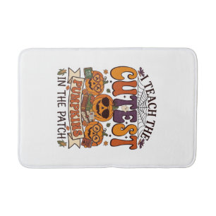 Tapis De Bain Citrouilles les plus mignonnes Halloween Lunettes 