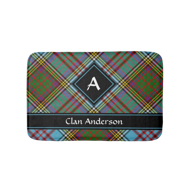 Tapis De Bain Clan Anderson Tartan (Devant)