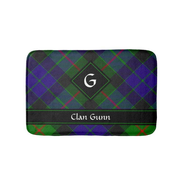 Tapis De Bain Clan Gunn Tartan (Devant)