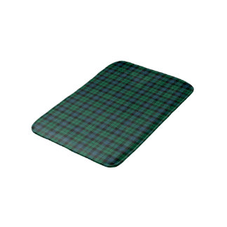 Tapis De Bain Clan MacKay Tartan écossais bleu et vert