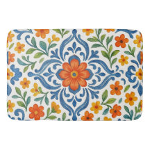 Classic Ethnic Méditerranéen Floral Art Motif