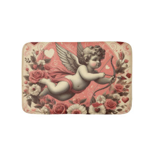 Tapis De Bain Classic/Vintage/Retro Saint-Valentin cupide