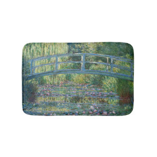 Tapis De Bain Claude Monet - Bassin de nymphéas, Harmonie verte