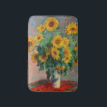 Tapis De Bain Claude Monet - Bouquet de tournesols<br><div class="desc">Bouquet de tournesols / Bouquet de tournois - Claude Monet,  Huile sur toile,  1881</div>