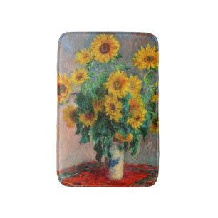 Tapis De Bain Claude Monet - Bouquet de tournesols