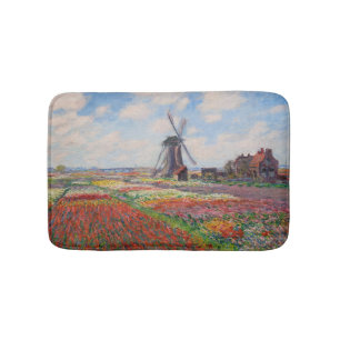 Tapis De Bain Claude Monet - Champ de Tulipes en Hollande