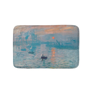 Tapis De Bain Claude Monet Impression Soleil Levant Français