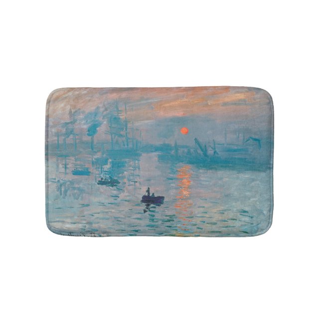 Tapis De Bain Claude Monet Impression Sunrise Français (Devant)