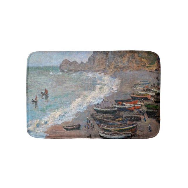 Tapis De Bain Claude Monet - La plage d'Etretat (Devant)