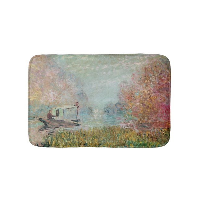 Tapis De Bain Claude Monet | le studio de bateau sur la Seine, (Devant)