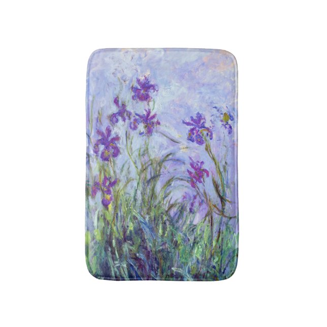 Tapis De Bain Claude Monet - Lilac Irises / Iris Mauves (Devant (Vertical))