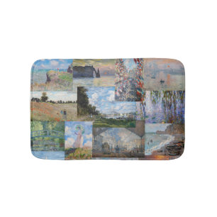 Tapis De Bain Claude Monet - Patchwork de chefs-d'oeuvre