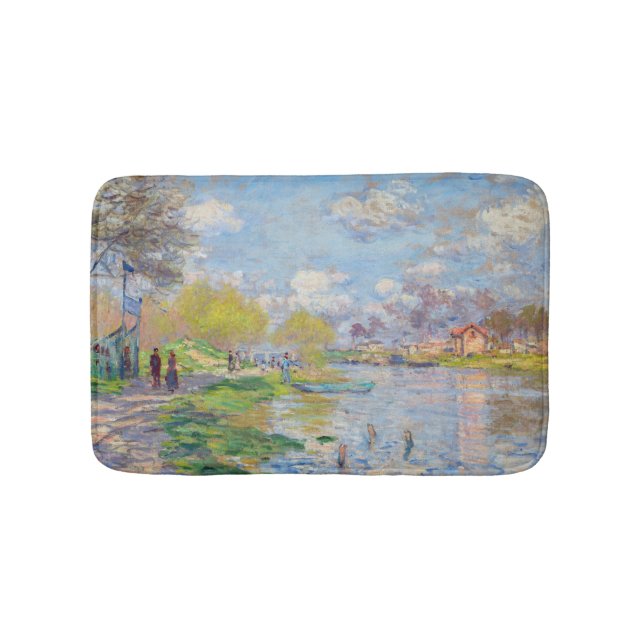 Tapis De Bain Claude Monet - Printemps de la Seine (Devant)