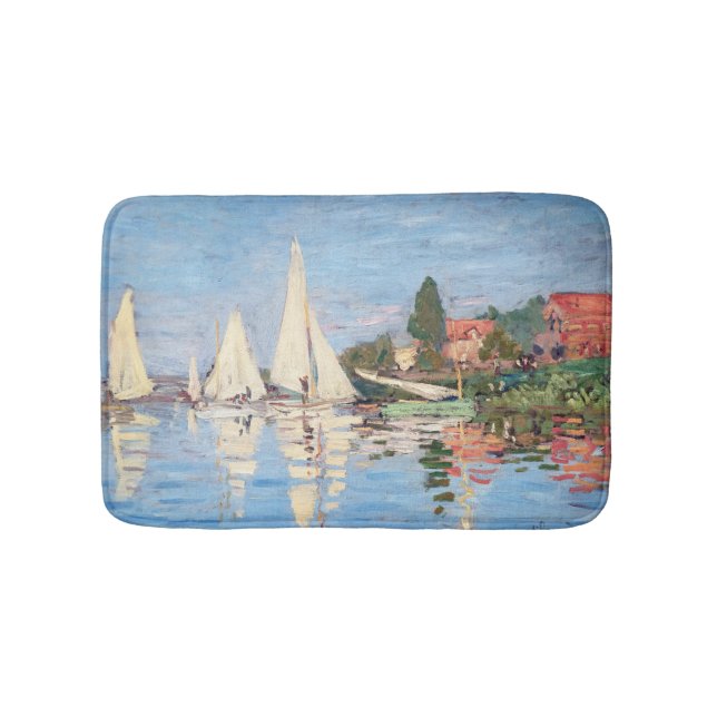 Tapis De Bain Claude Monet - Régates à Argenteuil (Devant)