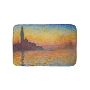 Tapis De Bain Claude Monet - San Giorgio Maggiore à Dusk