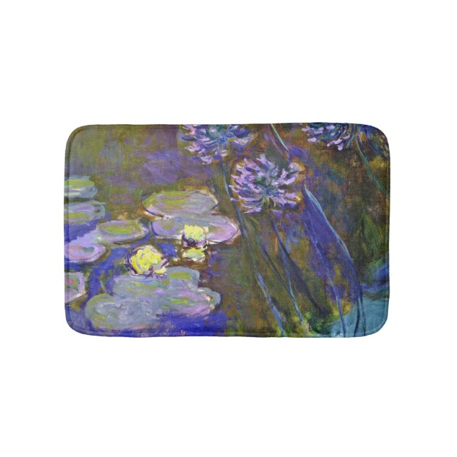 Tapis De Bain Claude Monet Water Lilies Agapanthus (Devant)