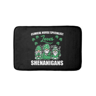 Tapis De Bain Clinique Infirmière spécialisée St.Patrick's Day
