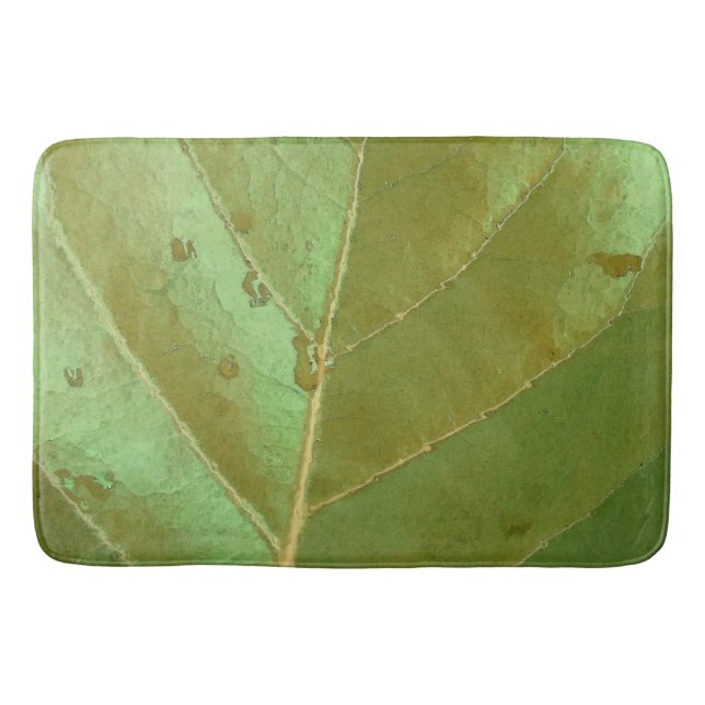 Tapis De Bain Closeuse de feuille de raisin marin (Devant)