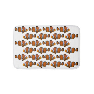 Tapis de bain Clownfish Frenzy (Choisissez votre c