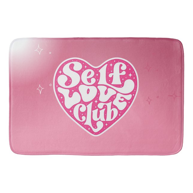 Tapis De Bain Club de l'amour de soi (Devant)