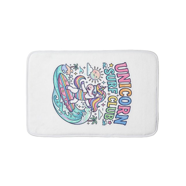Tapis De Bain Club de surf Licorne (Devant)