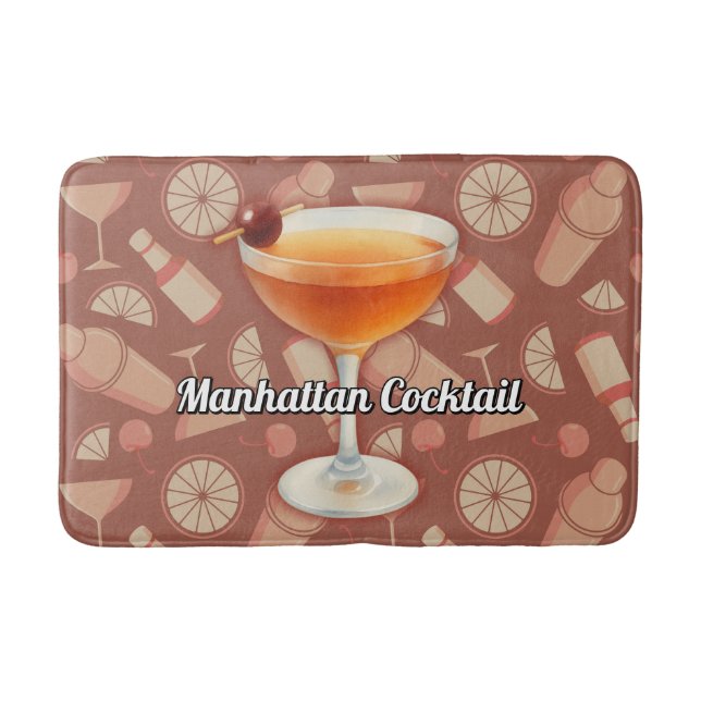 Tapis De Bain Cocktail Manhattan (Devant)