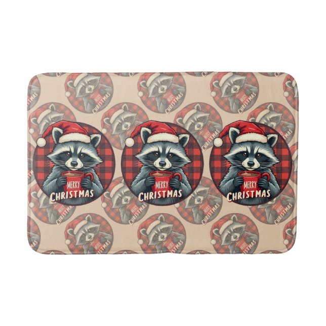 Tapis De Bain Cocoa Cheer de Raton de Noël (Devant)