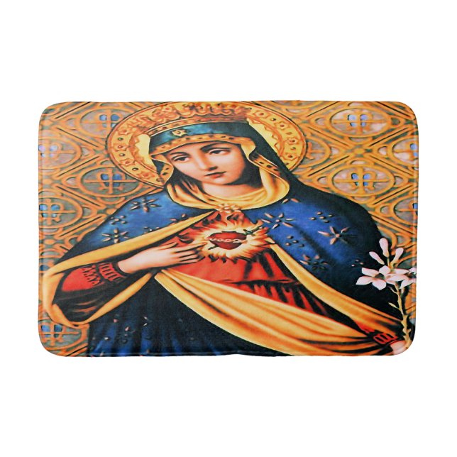 Tapis De Bain Coeur immaculé de Marie (Devant)