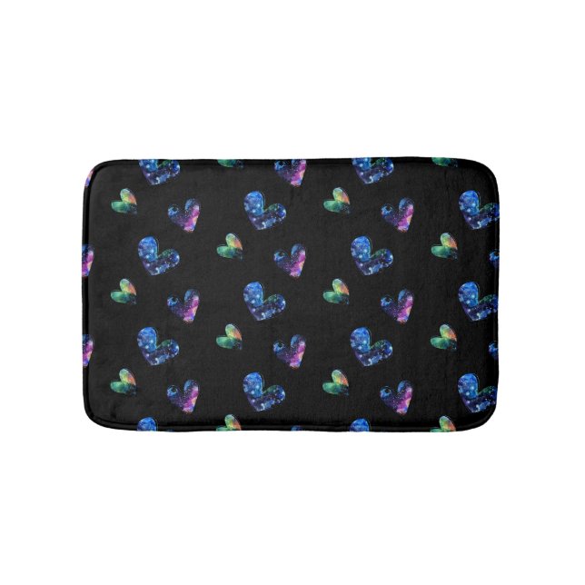 Tapis De Bain Coeurs spatiaux (Devant)