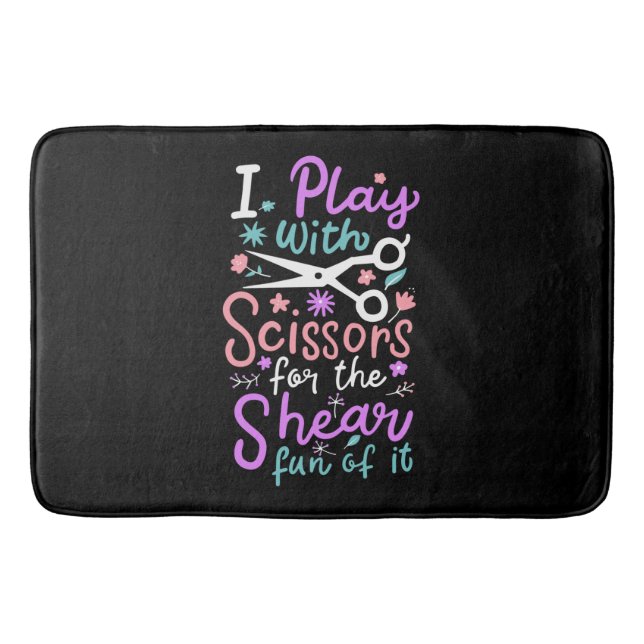 Tapis De Bain Coiffeur coiffeur cadeau coiffeur (Devant)