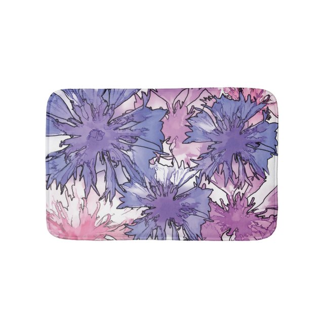 Tapis De Bain Collage de Cornflower (Devant)