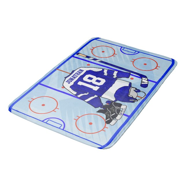 Tapis De Bain Collection 1 de chambre à coucher de hockey sur (Angle)