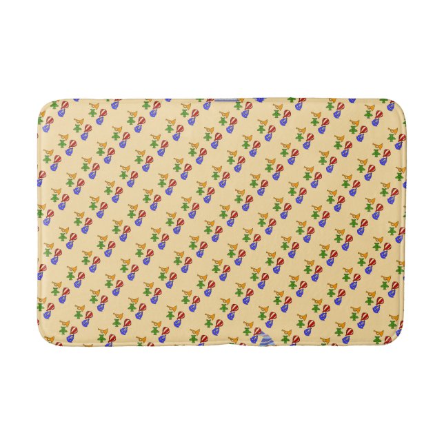 Tapis De Bain Collection de jouets Crème pour enfants (Devant)