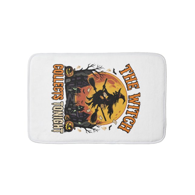 Tapis De Bain Collection de sorcière d'Halloween Humour (Devant)
