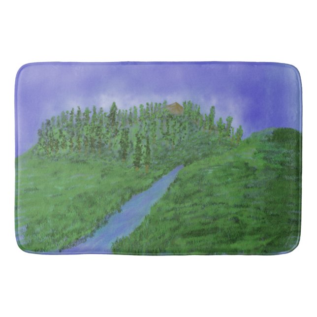 Tapis De Bain Colline et ruisseau (Devant)
