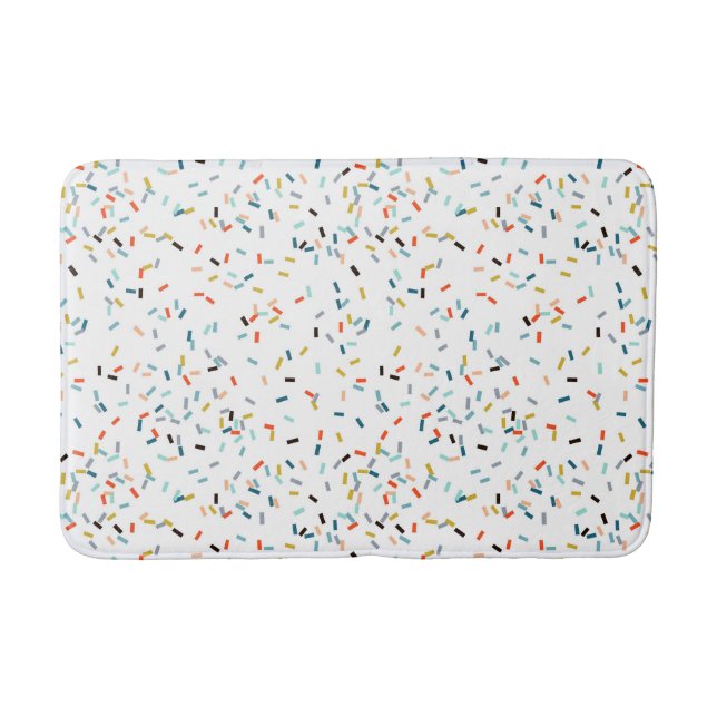 Tapis De Bain Coloré Confetti Motif Automne (Devant)