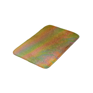 Tapis De Bain Colorful Iridescent Rainbow Oil Slick