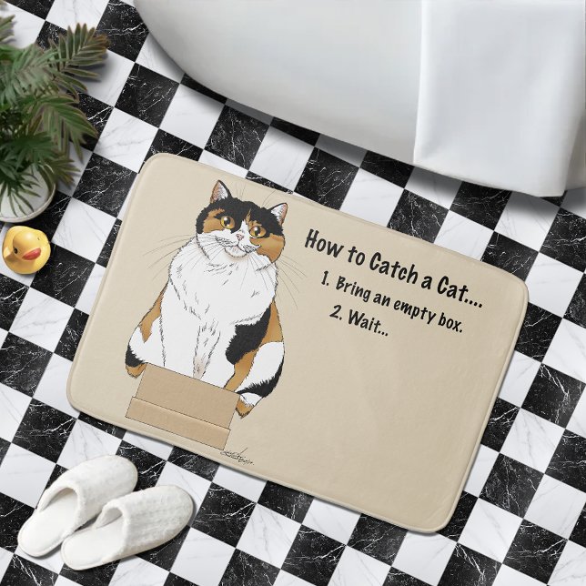 Tapis De Bain Comment attraper un chat (Créateur téléchargé)