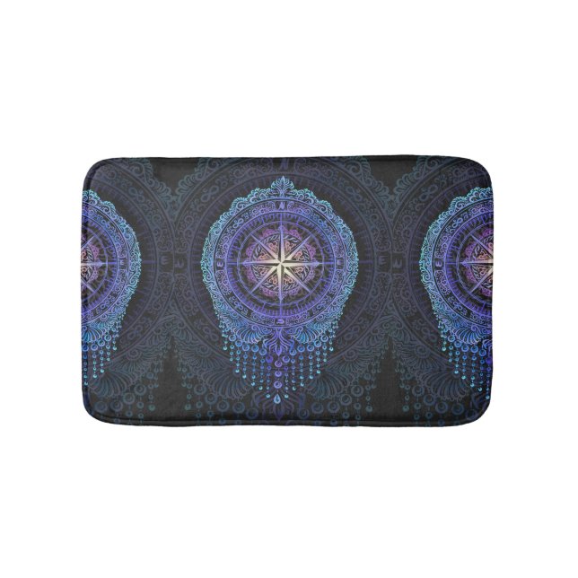 Tapis De Bain Compas céleste Mandala (Devant)