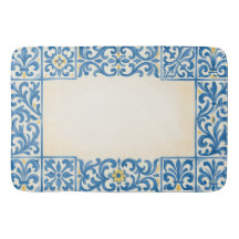 Conception d'aquarelle fixe portugaise Azulejo