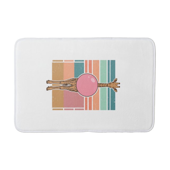 Tapis De Bain Conception de chemise de gravure de chewing-gum de (Devant)