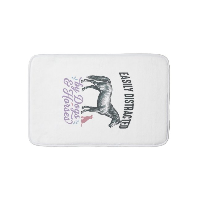 Tapis De Bain Conception de chemise facilement distrait par les  (Devant)