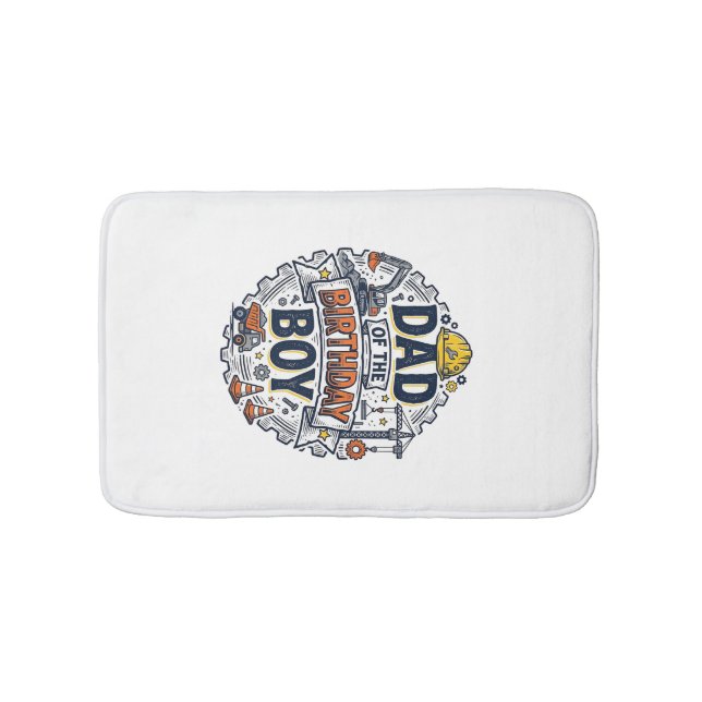 Tapis De Bain Conception de chemise pour papa de chantier du gar (Devant)