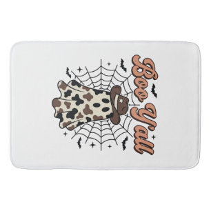 Tapis De Bain Conception de fantôme occidental Halloween Boo Yal