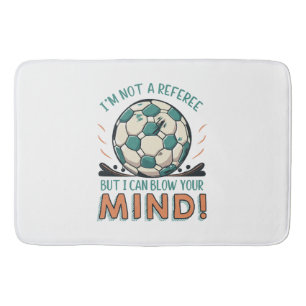 Tapis De Bain Conception de football drôle