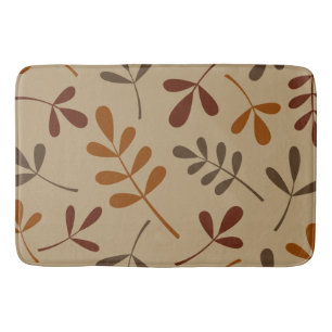 Tapis De Bain Conception de grandes feuilles d'automne assorties