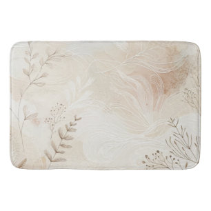 Tapis De Bain Conception de la décoration murale de chaîne flora