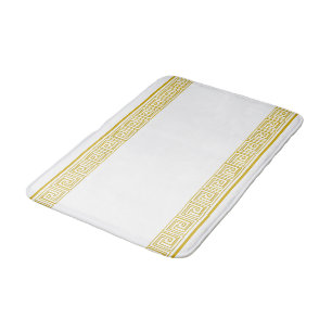 Tapis De Bain Conception de la Frieze Gold Grecian