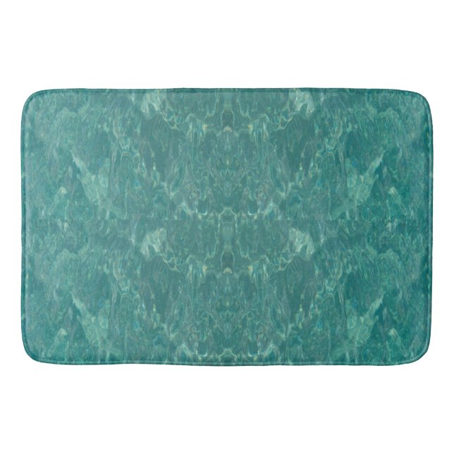 Tapis De Bain Conception de l'eau en mer des Caraïbes (Devant)